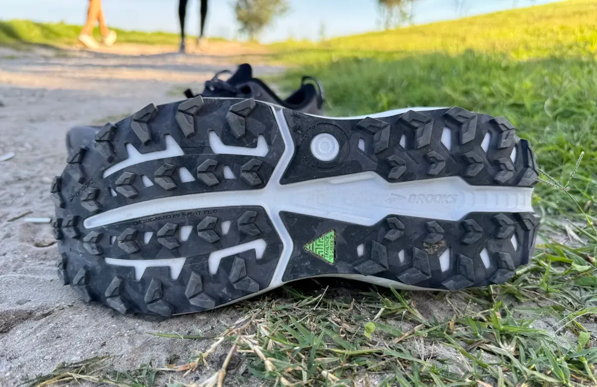 TrailTack Green rubber outsole